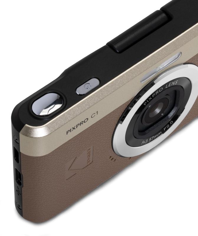 Câmera digital KODAK PIXPRO C1 Friendly Zoom 13MP Marrom - Câmera